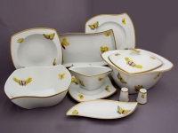 Столовый сервиз Bavarian Porcelain Бабочки софт1 на 6 персон (26 предметов)