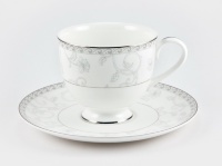 Набор чайных пар Royal Bonе China Жизель на 6 персон (12 предметов)