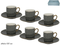 Набор кофейных пар Lenardi на 6 персон (12 предметов) 181-058