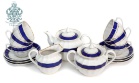 Чайный сервиз Мануфактуры Гарднеръ в Вербилках Адмиральский на 6 персон (15 предметов)
