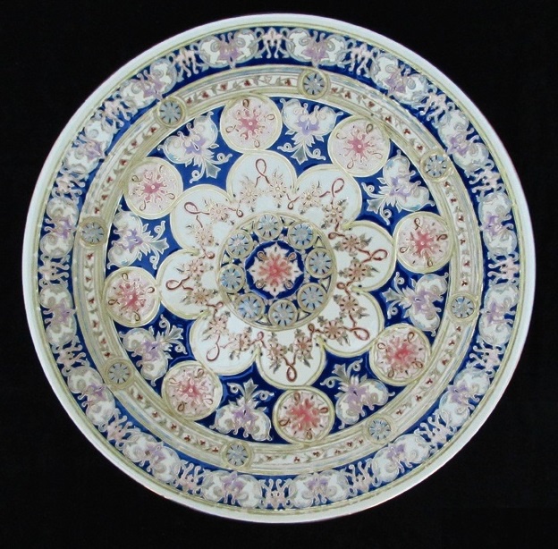 Декоративная настенная тарелка Zsolnay 40,5см Zh-9970/7486