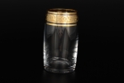 Набор стаканов для воды Crystalite Bohemia Идеал Золото 250мл 6шт