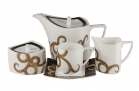 Чайный сервиз Royal Bone China - декор Гальяни на 6 персон (17 предметов) 57800