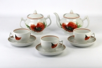 Чайный сервиз Мануфактуры Гарднеръ в Вербилках Маков Цвет (14 предметов) на 6 персон