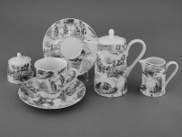 Сервиз чайный Rudolf Kämpf Pastorale декор 1155k на 6 персон (15 предметов)