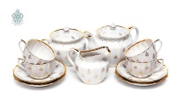 Чайный сервиз Мануфактуры Гарднеръ в Вербилках Королевский на 6 персон (15 предметов)