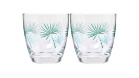 Набор стаканов для воды Krosno Пальмовые листья 370мл, 2шт