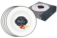 Набор с помидорами тарелок для пасты R2S Кухня в стиле Ретро 22см 4шт