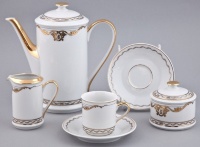 Сервиз чайный Rudolf Kämpf Роза и ленты декор 2274k на 6 персон (15 предметов)