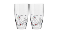 Набор стаканов для воды Krosno Велосипед 450мл, 2шт