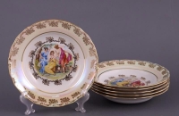 Набор глубоких тарелок Bavarian Porcelain Мадонна 24см 6шт