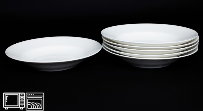 Набор суповых тарелок Rulanda Белый 23см 6шт