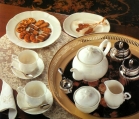 Чайный сервиз Royal Bone China - декор Белый Винсдор на 6 персон (17 предметов) 58404