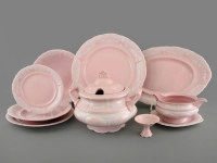 Сервиз столовый Leander Соната 3001 на 6 персон (25 предметов) розовый