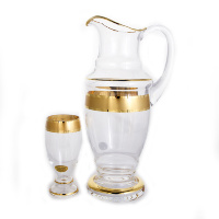 Набор для воды Union Glass Идеал Золотая дорожка на 6 персон (7 предметов)