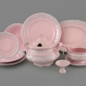 Сервиз столовый Leander Соната 3002 на 6 персон (25 предметов) розовый