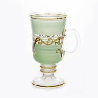 Набор стаканов для чая Union Glass Лепка зеленая 200мл 6шт