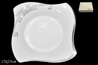 Тарелка глубокая Lenardi серия Givenchi Platinum 23см 108-022