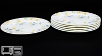 Набор обеденных тарелок Rulanda Сиреневый цветок 25см 6шт