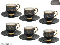 Подарочный кофейный сервиз Lenardi на 6 персон (12 предметов) 181-078