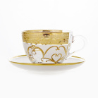 Набор для чая Union Glass Богемия Версаче фон на 6 персон (12 предметов)