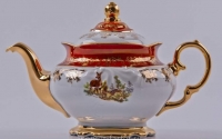 Чайник Bavarian Porcelain Охота красная 54411 