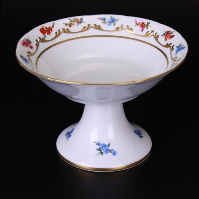 Салатник Bavarian Porcelain Венеция Блюмен 13см на ножке 53012