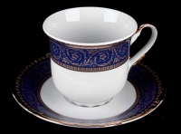 Набор для чая Thun Констанция 628000 чашка 155мл+блюдце на 6 персон 12 предметов высокие 53412