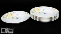 Набор суповых тарелок Rulanda Сиреневый цветок 23см 6шт