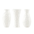 Набор ваз для цветов Lenox Чистый опал, рельеф 13см 3шт
