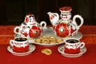 Чайный сервиз Мануфактуры Гарднеръ в Вербилках Веселушки на 2 персоны (7 предметов)