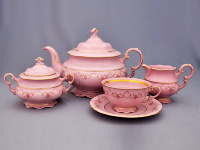 Чайный сервиз в стиле Прованс Leander - Соната, декор 0158 (Мелкие цветы) на 6 персон (15 предметов) 31914