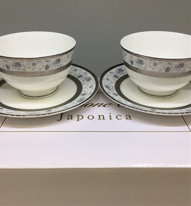 Набор чайных пар Japonica Киото на 6 персон (12 предметов) EMPL-8239GY-5