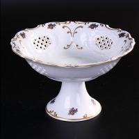 Сухарница Bavarian Porcelain Венеция Роза голубая 53015