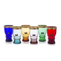 Цветной набор стаканов Kvetna Джесси Колорс 250мл 6шт
