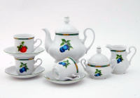 Чайный сервиз Leander - Мэри-Энн, декор 080H (Фруктовый сад) на 6 персон (15 предметов) 31916