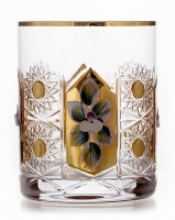 Набор стаканов Glasspo Хрусталь с золотом 330мл 6шт
