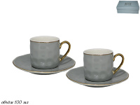 Набор кофейных пар Lenardi на 2 персоны (4 предмета) 181-055
