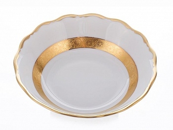 Набор розеток Bavarian Porcelain Лента золотая матовая 2 8см 6шт