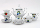 Чайный сервиз Leander - Мэри-Энн, декор 080H (Фруктовый сад) на 12 персон (27 предметов) 31917