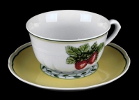 Набор для чая Thun Роза 30200 чашка 150мл+блюдце на 6 персон 12 предметов низкие 53417