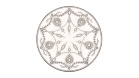 Тарелка акцентная Lenox Королевский жемчуг (белая) 23см