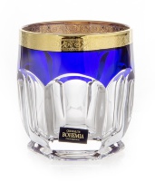 Набор стаканов Crystalite Bohemia Сафари Синие 250мл 6шт