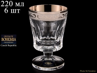 Набор стаканов для виски Crystalite Bohemia Romana 220мл 6шт