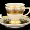 Набор для кофе Falkenporzellan Crem Gold на 6 персон (12 предметов)