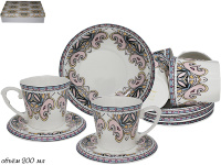 Набор чайных пар Lenardi на 6 персон (12 предметов) 229-037
