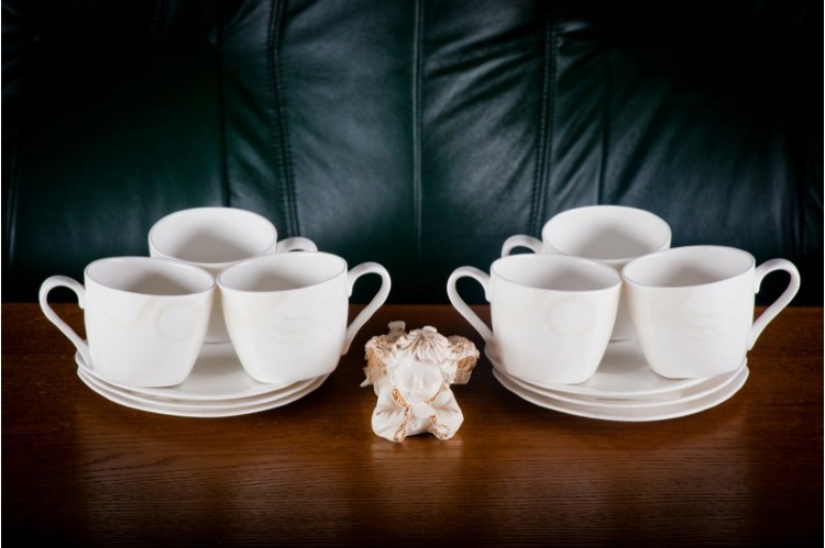 Набор чайных пар АККУ Сальветто на 6 персон (12 предметов)