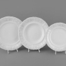 Набор тарелок для сервировки стола Leander Соната 3002 на 6 персон 18 (предметов) белый