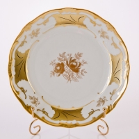 Набор тарелок Weimar Porzellan Кленовый лист белый 26см 6шт