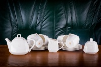 Чайный сервиз с квадратными тарелками АККУ Сальветто на 6 персон (15 предметов)